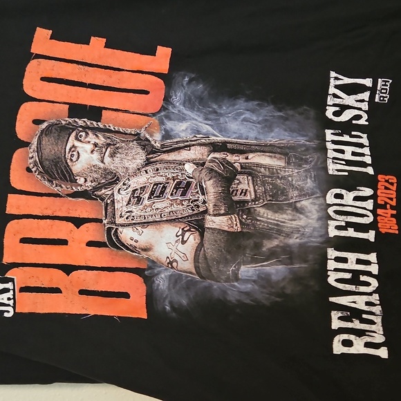 Jay Briscoe Ring Of Honor 1984-2023 Tribute Graphic Men's T-Shirt ROH Wrestling - Picture 2 of 5